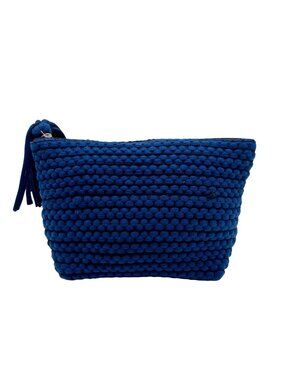MMS Brandds Blue Handmade Clutch Bag